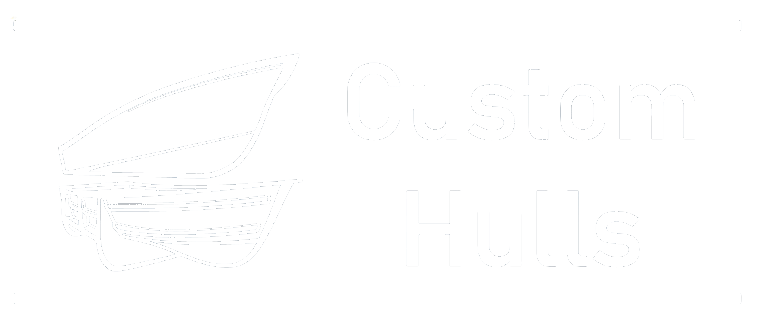 Custom Hulls White Logo